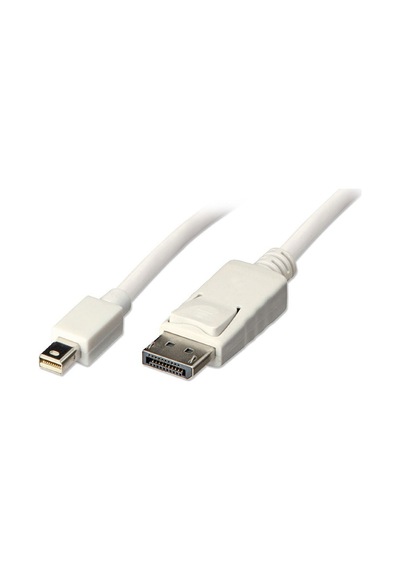 Mini Display Port To Display Port Kablo 1.8 Metre - Beyaz