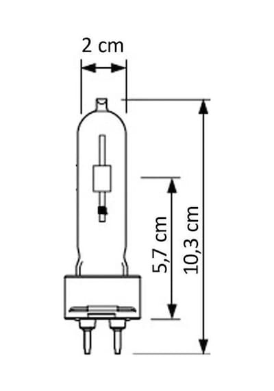 Philips Master Colour Cdm-t 70w/830 G12 Metal Halide Ampul - Sarı Işık - 6200 Lümen Yüksek Işık - Profesyonel Vitrin Mağaza Aydınlatma
