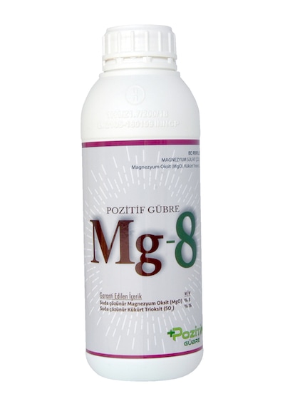 Mg-8 Magnezyumlu Gübre Magnezyum Eksikliğinde 1 Litre