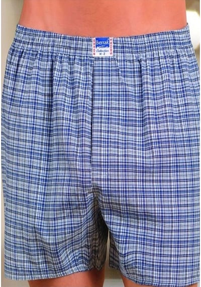 Erkek Karışık Desen 12'li Paket Poplin Boxer Elf568ber105212 Karışık Desen