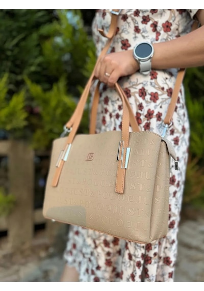 Just Polo Kadın El Ve Omuz Çantası 234030mh Kum - Camel
