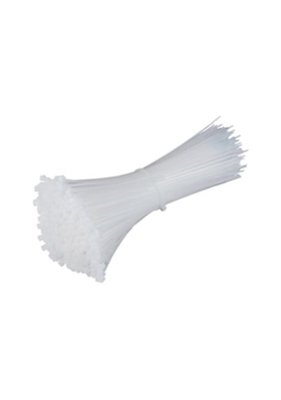 Plastik Çırt Kelepçe 100 Parça Beyaz 2.5x100mm 5250