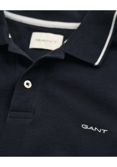 Gant Erkek Pike Polo T-shirt Regular Fit Siyah