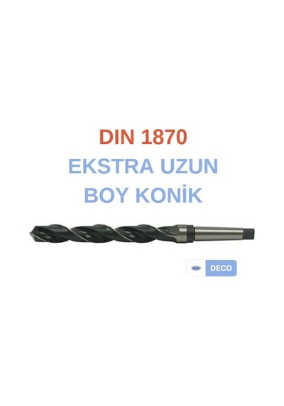 Deco Dın1870 Ekstra Uzun Boy Konik Matkap Ucu - 35x340x530mm Mm