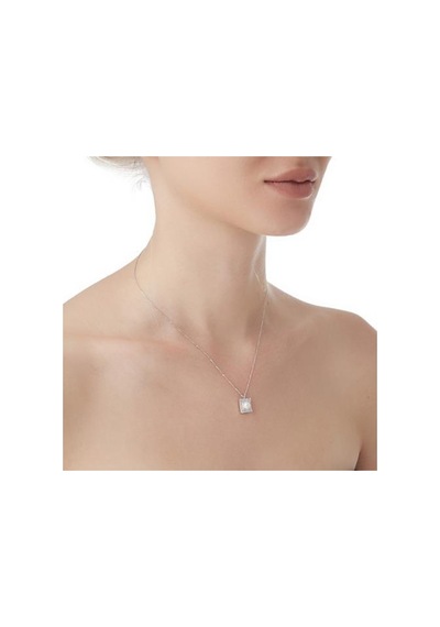 Tektaş - Beyaz Altın 14 Ayar Incili Kolye N11.45603