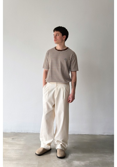 Flaw Basic Baggy Pantolon-29269 Bej