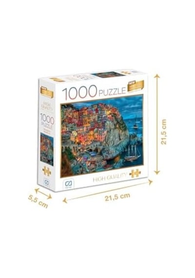 Manarola'da Akşam 1000 Parça 2
