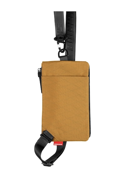 Skinarma Clutch Jager Boyun Askı Kayışlı Çapraz Vücut Çantası Kahverengi