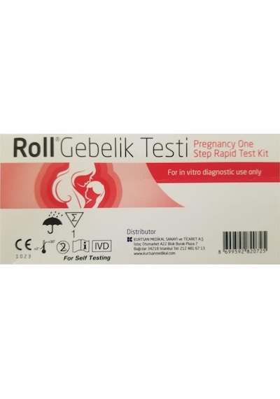 Roll Hızlı Gebelik Testi 1 Test