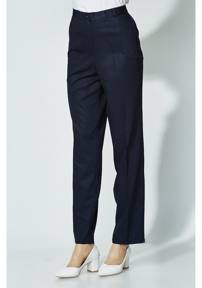 Soralline Kadın Pantalon Büyük Beden 1660 Lacivert