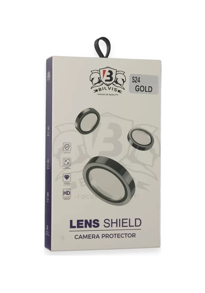 Newface Samsung Uyumlu Galaxy S24 Bilvis Titan Kamera Lens - Gold,
