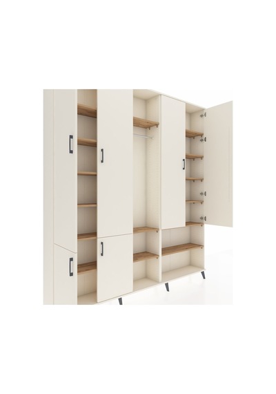 Arges Dolap 15 Raflı 5 Kapaklı Tek Askılı 220x30x243 Aytaşı-aytaşı/çam Aytası/atlas Çam Arges Dolap 15 Raflı 5 Kapaklı Tek Askılı 220x30x243 Aytaşı-aytaşı/çam Aytası/atlas Çam