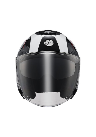Of669 Shuttle Motosiklet Kaskı Güneş Vizörlü Yarım Açık Motorcu Kask Çok Renkli