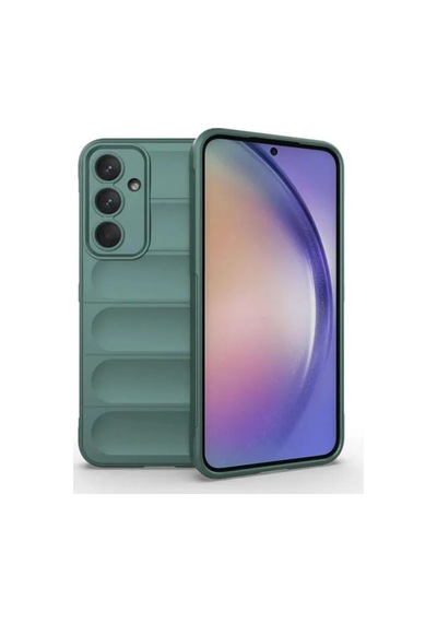 Jenerik Samsung Galaxy Uyumlu A26 Kılıf Optimum Silikon - Koyu Yeşil