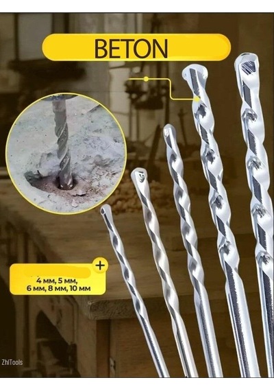 Zhltools Matkap Ucu Seti- Beton Metal Ahşap Matkap Ucu Drill Bits Set 16 Lı Set