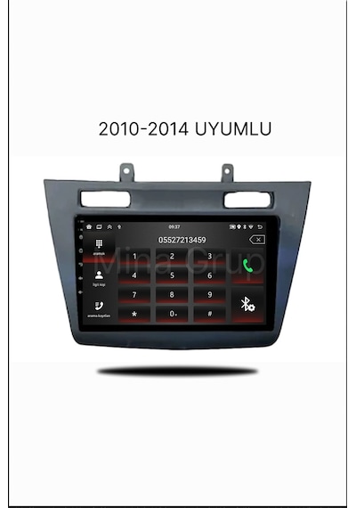 Snp Serisi Ford Transit Connect Uyumlu 10" Multimedya Android Teyp 2010-2014 4-64 Gb + Kamera 10"