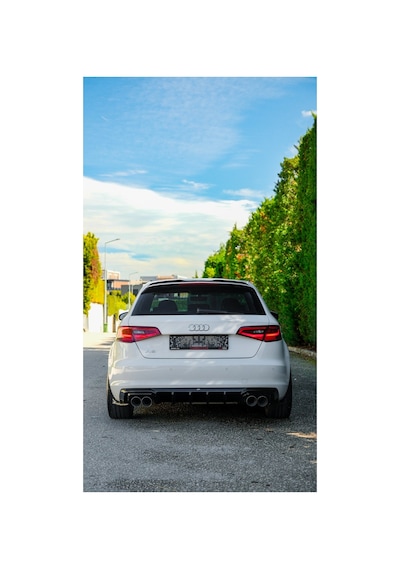 Audi A3 8v Sportback 2013-2016 Uyumlu Tavan Spoileri Arka Cam Üstü Sportif Tavan Spoyleri