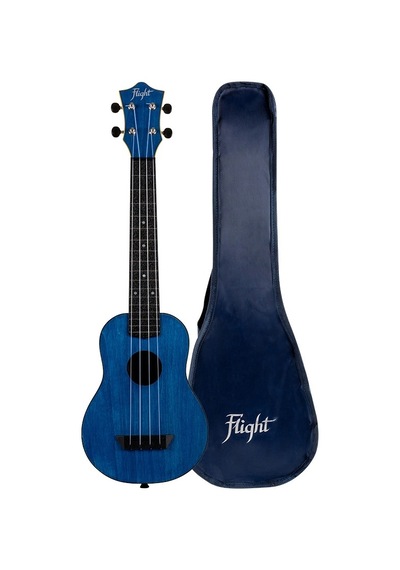 Flight Tusl35 Dark Blue Travel Concert Scale Soprano Ukulele