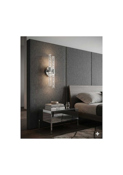 Bubbleflux Dubble Medium 40 Cm Modern Tasarım Led Aplik - Duvar Lambası - Gümüş - Elektrikli - Günışığı Gümüş Elektrikli
