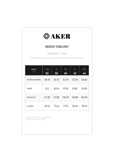 Aker Kumaşı Özel Dokumalı ,kollları Dikişli Ve Hacimli ,viscon Keten Tunik Pudra Pudra