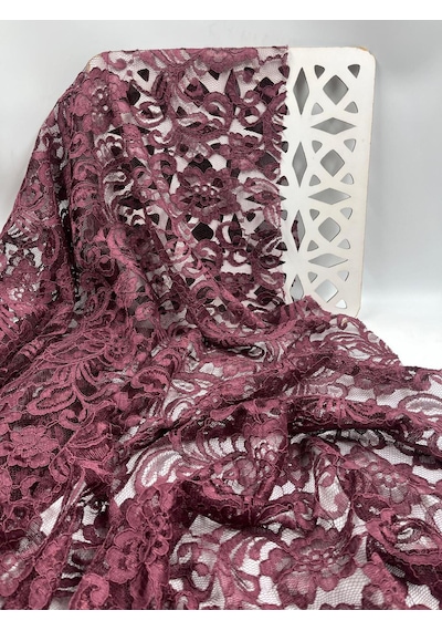 Kardone Dantel Kumaş Bordo