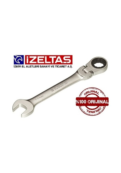 İzeltaş Cırcır Anahtar 17Mm Mafsallı N11.996