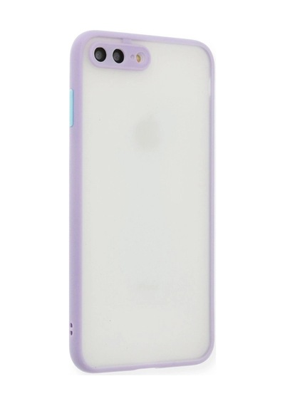 Apple iPhone Uyumlu,  7 Plus Kılıf Montreal Silikon Kapak - Mor