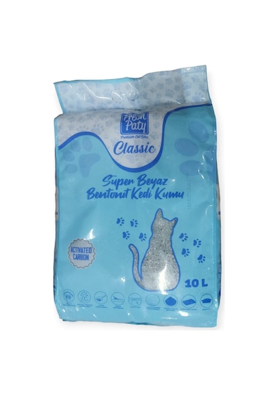 Fresh Paty Classic Aktif Karbonlu Kokusuz Topaklaşan Kedi Kumu 10 L