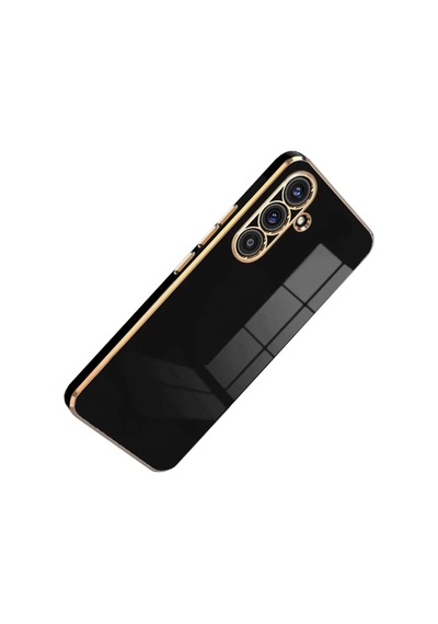 Samsung Uyumlu Galaxy S25 Fe Uyumlu Volet Silikon - Siyah