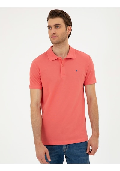 Pierre Cardin Erkek Mercan Tişört Basic 50291625-vr186 Mercan