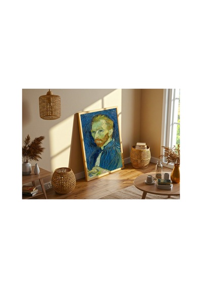 Van Gogh Self-portrait By Vincent Van Gogh Çerçevesiz Poster 30x42 Cm A3 Tablo Duvar Dekoru