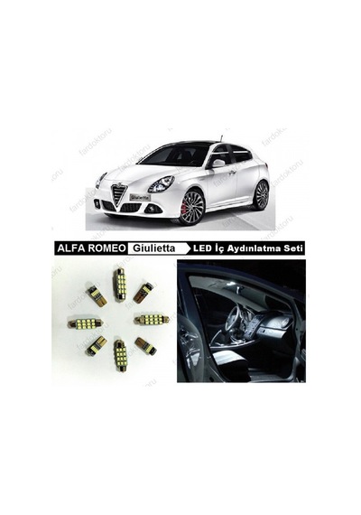 Fardoktoru Alfa Romeo Gıulıetta Led İç Aydınlatma Ampul Seti N11.1642