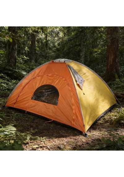 4 Kişilik Yarı Otomatik Kamp Çadırı Suya Dayanıklı, Hızlı Kurulumlu Outdoor Aile Çadırı, Doğa, Kam Çok Renkli