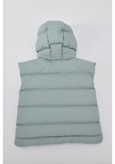 Benitto Kids Kapüşonlu Kız Bebek Çocuk Yelek 51305 Yeşil
