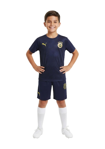 Puma Fenerbahçe A Takım Futbolcu Lacivert Antrenman Çocuk T-shirt Ve Şort Takımı Lacivert