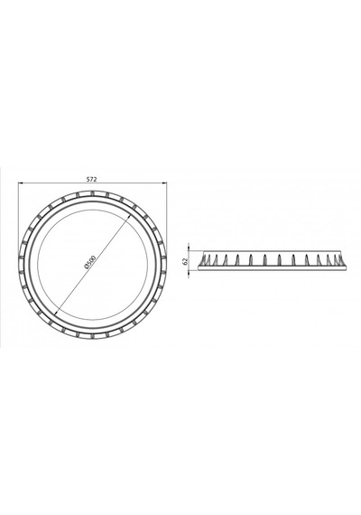 Rögar Menhol Kapak Q500 Mm