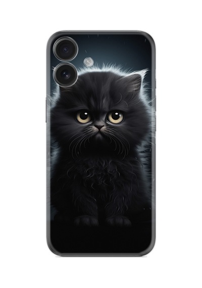Apple İphone Uyumlu 16 Kılıf Boutique Baskılı Resimli Tombul Kedi Pcode -003