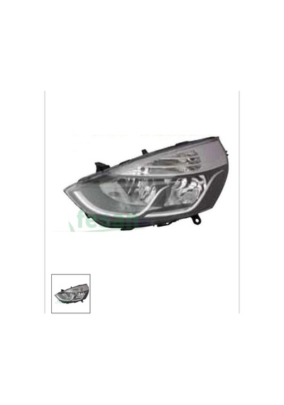 Renault Clıo Iv Hatcback Grandtour 2012-2020 Sağ Motorlu Siyah Çerçeveli Far