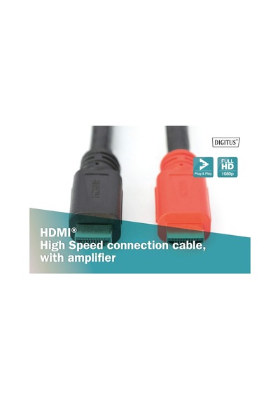 Digitus Hdmi High Speed Bağlantı Kablosu, Tip A St/st - Sinyal Gü