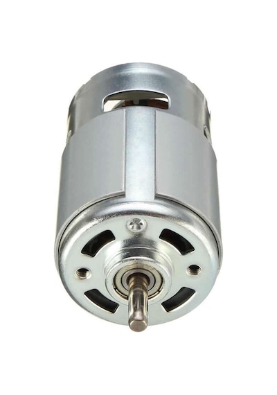 Rs775 Dc Motor 12v 15000rpm Yüksek Hız Tork Çift Bilyalı Rulman Matkap Torna Cnc Router