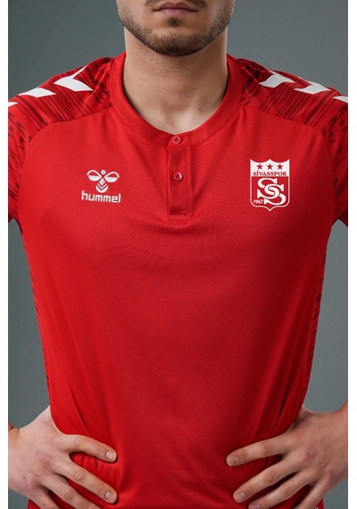 Hummel Line Sivasspor Kamp Tişört Kırmızı