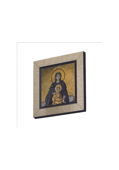 Ayasofya- Hz. Meryem Ve İsa Mozaiği Baskılı Mdf Magnet 7x7