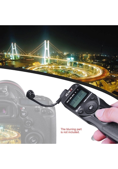 Geeroyoo Vıltrox N3 Kablolu Zamanlayıcı Intervalometre Deklanşör Nikon D90 D3100 D3200 D5000 D5100 D7000 Dslr Jzr-gy
