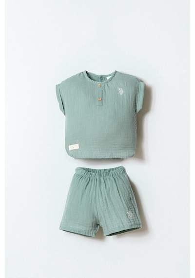 U.s. Polo Assn. Erkek Bebek Yeşil Şort Takım 5274-49969 Yeşil