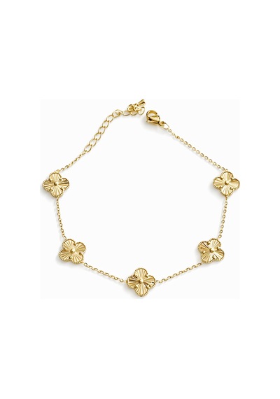 Çelik Yonca Bileklik Gold 21745226