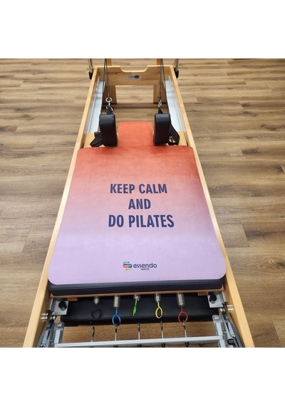 Keep Calm And Do Pilates' Turuncu Reformer Mat Pilates Matı Turuncu