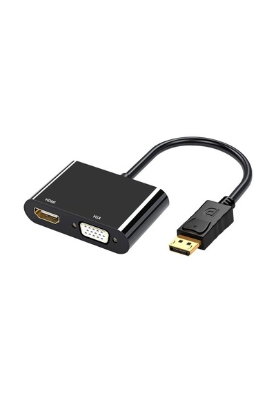 Lunatic 8052 Display To Hdmı 4k Altın Kaplama 2'si 1 Arada 1080p Adaptör