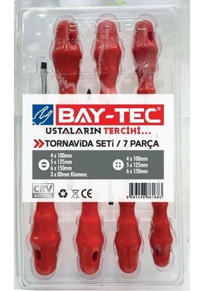 Bay-tec Mk4508-04 Tornavida Set 7 Parça