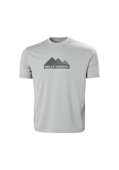 Helly Hansen Tech Graphic Erkek Tişört Hha.63088 885 Gri