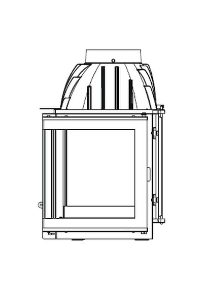Invıcta 700 Foyer Angle Sol Açık Şömine Haznesi 6264 -73